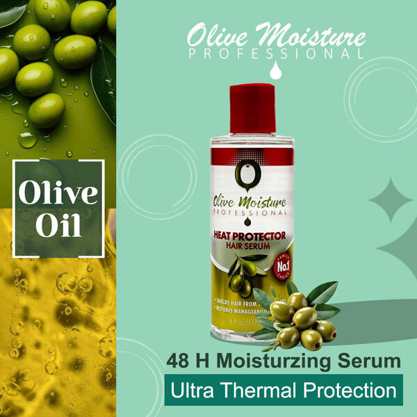 Sérum capillaire protecteur de chaleur Olive Moisture 6 oz