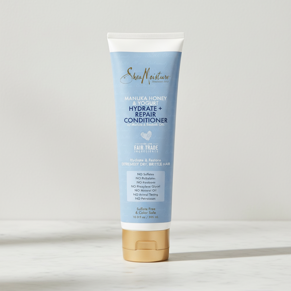 Shea Moisture Manuka Honey & Yogurt Hydrate + Repair Conditioner 10.5 oz / 305 ml - Experience ultimate hydration with Shea M