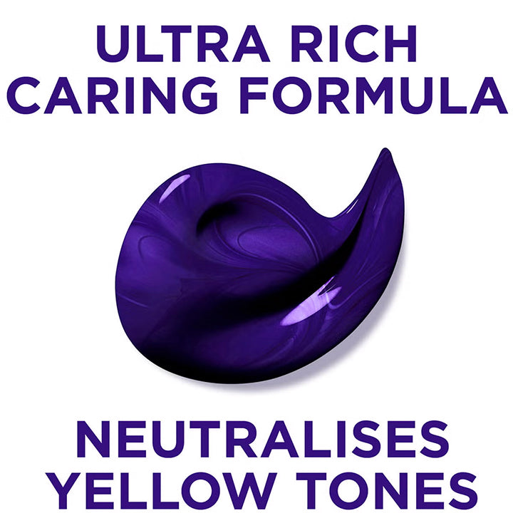 L'Oréal Elvive Colour Protect Anti-Brassiness Purple Mask for Blonde, Bleached & Highlighted Hair - Combat brassiness and res