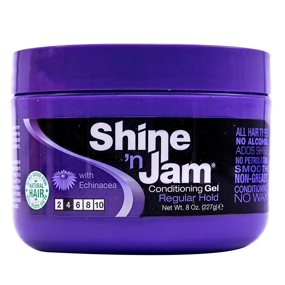 Shine 'n Jam Regular Hold Gel: Frizz Control & Shine – TJ Beauty