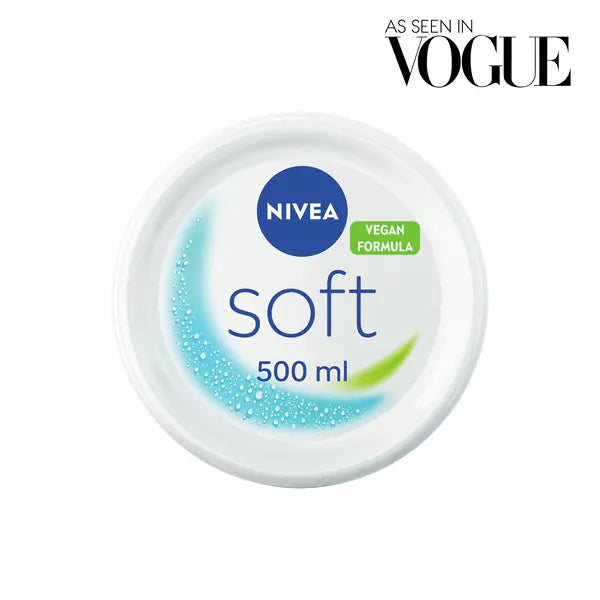 Nivea Crème Hydratante Rafraîchissante Douceur pour une Hydratation Instantanée et une Peau Lisse 200ml/6.76 oz