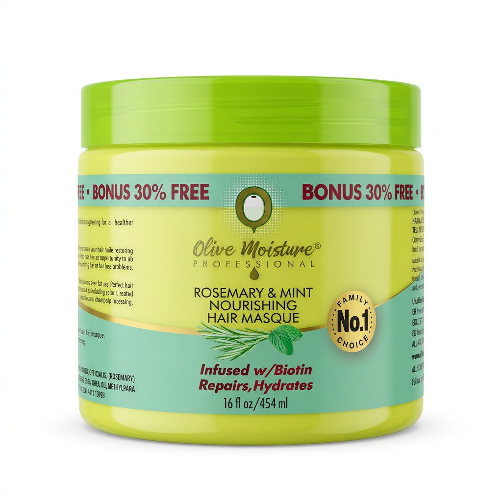Olive Moisture Hair Masque Intense Hydration & Repair for Dry, Damaged Hair 16 oz