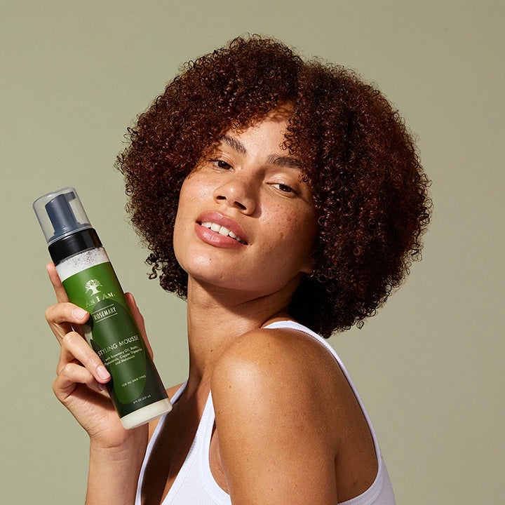 As I Am Rosemary Styling Mousse Define & Volumise Curls for Natural Hair 8 oz - Achieve perfectly defined, voluminous curls w