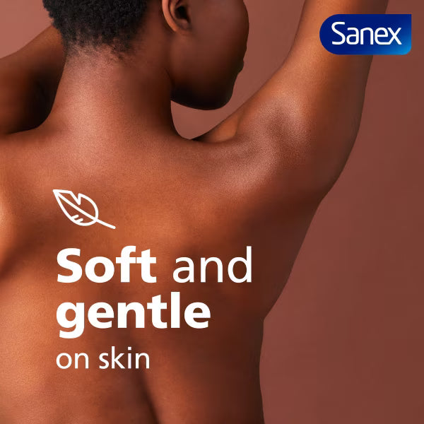 Sanex Invisible soft and gentle skin care graphic