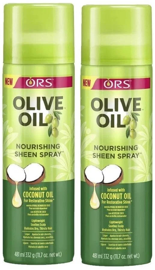 Organic Root Stimulator Olive Oil Ors Nourishing Sheen Spray, 11.7 Oz Pack Of 2 - Buy online at TJ Beauty Products UK