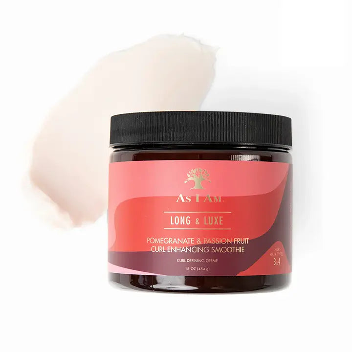 As I Am Long & Luxe Curl Enhancing Smoothie 16 oz back label