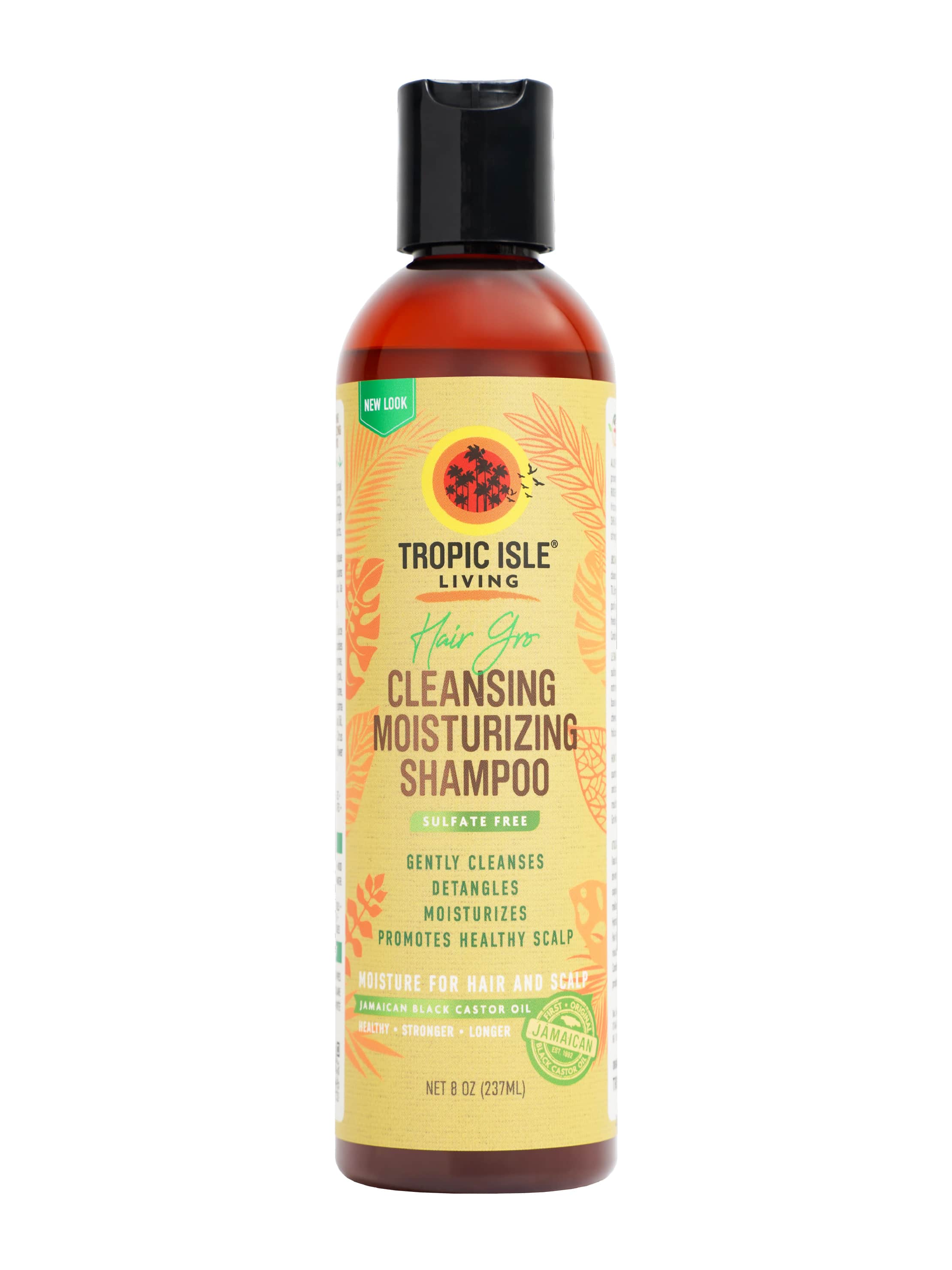 Tropic Isle Living Hair Gro Cleansing Moisturising Shampoo front bottle