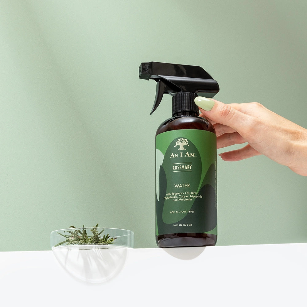 As I Am Rosemary Water Stimulating Scalp & Hair Growth for All Hair Types 16 oz - Unlock the secret to healthier, stronger ha