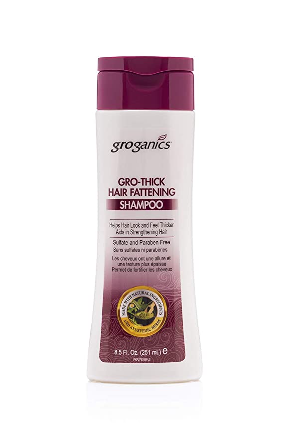 Shampooing engraissant pour cheveux Groganics Gro-Thick