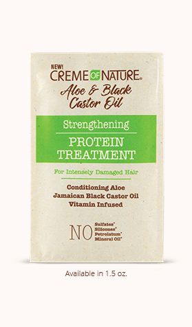 Creme of Nature Aloe & Black Castor Oil Strengthening Protein Treatment