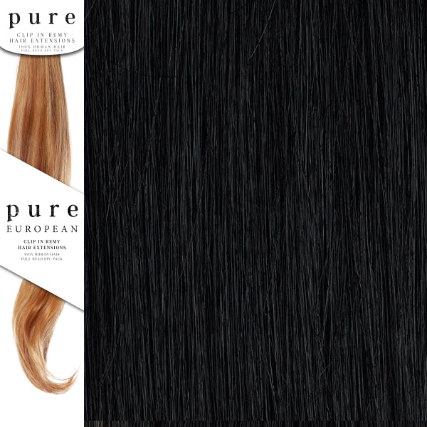 TJ Beauty Products Pure European Real Human Hair Extensions for Instant Volume & Length 20-inch - Elevate your look with TJ B