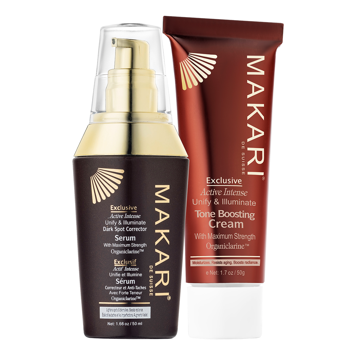 Makari Exclusive Cream + Serum Combo (2 pc set)
