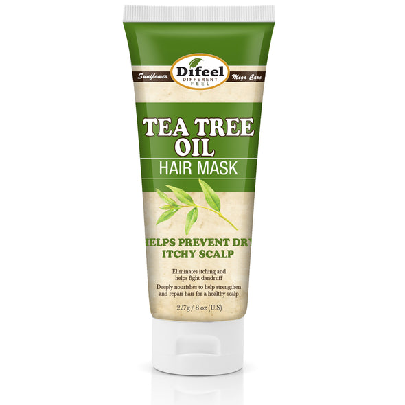 Difeel Tea Tree Oil Hair Mask Scalp Soothing & Growth for All Hair Types 12 oz