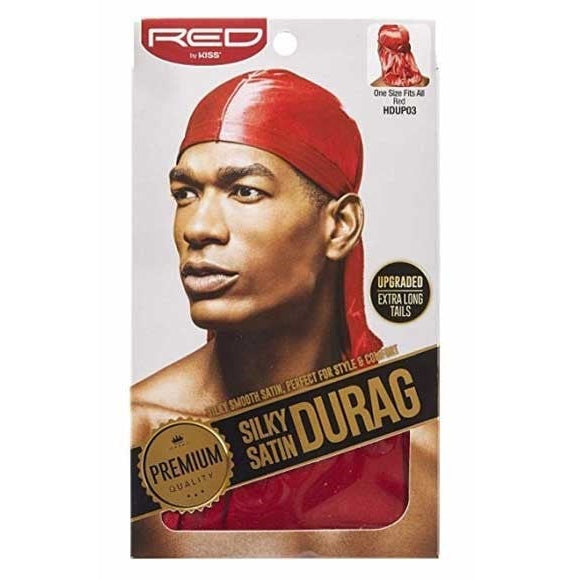 RED BY KISS Silky Satin Durag Red HDUP03 1