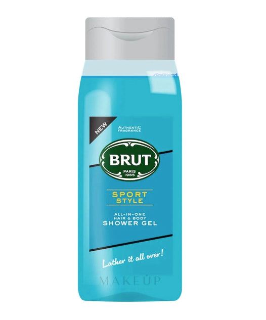 Brut Shower Gels: Refreshing & Invigorating Cleanse for Men 500ml / 16.91 oz - Experience the ultimate clean with Brut Shower