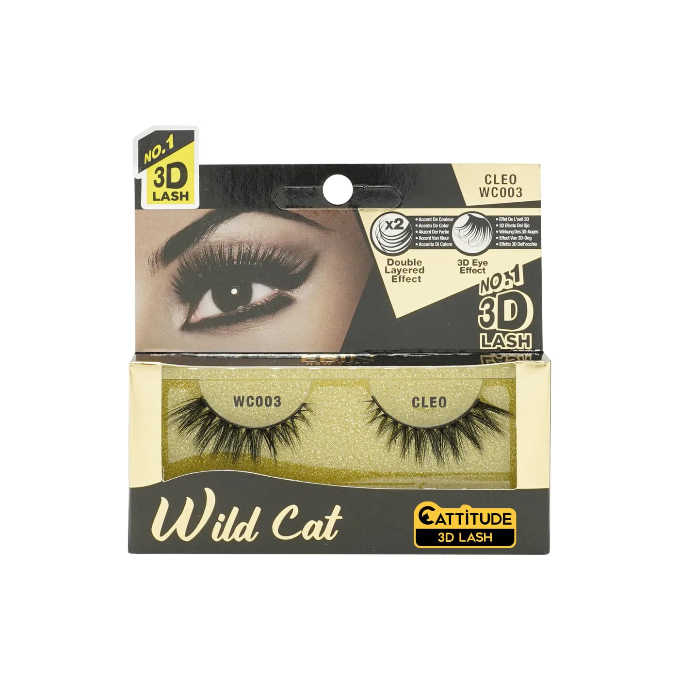 Ebin - Wild Cat 3D Lashes - Unleash your inner feline with Ebin Wild Cat 3D La - Image 3