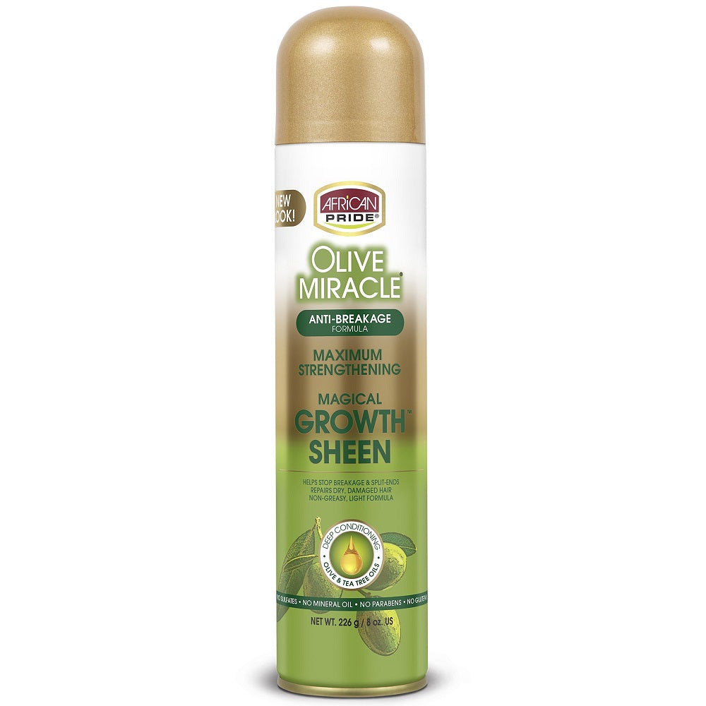 African Pride Olive Miracle Growth Sheen 226 g