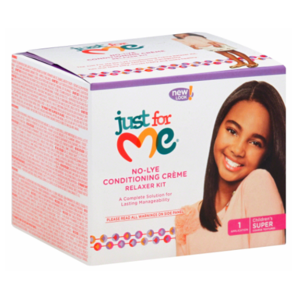 Just For Me No Lye Conditioning Creme Relaxer Kit Super 1