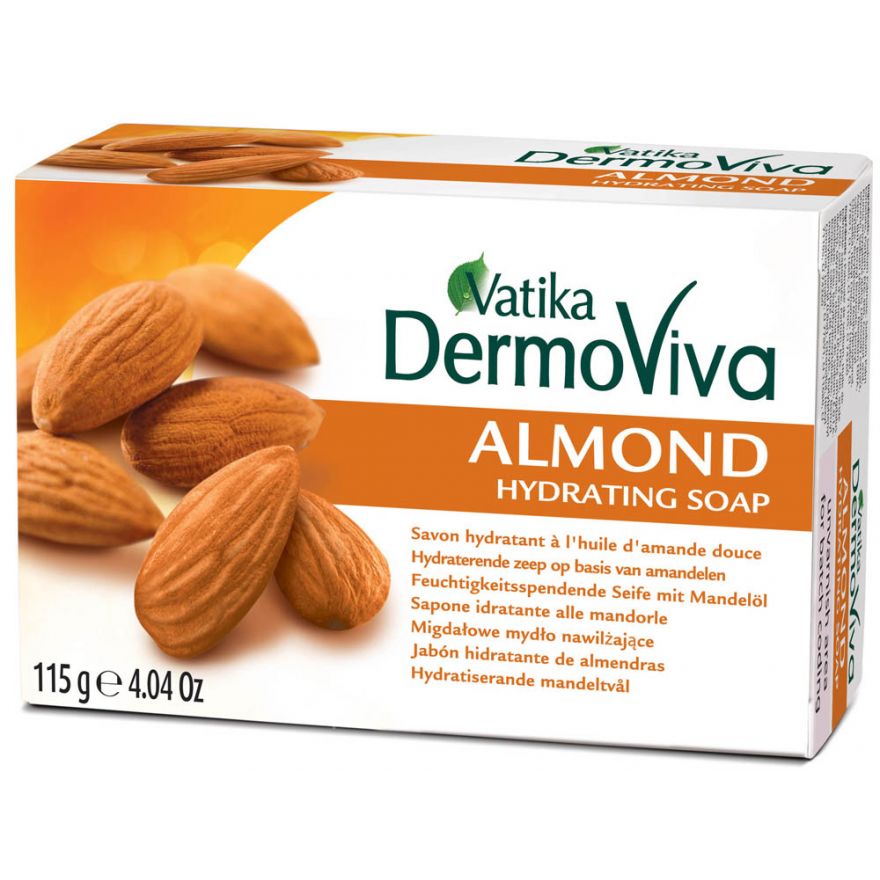 Vatika Almond Hydrating Soap Deeply Hydrating & Nourishing for Dry & Sensitive Skin 115g/4.06 oz