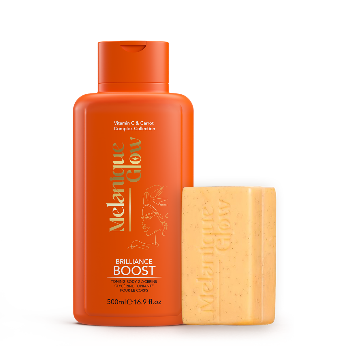 Melanique Glow™ Million Dollar Glow - Brightening Body Lotion with Vitamin C & Niacinamide 16.9oz