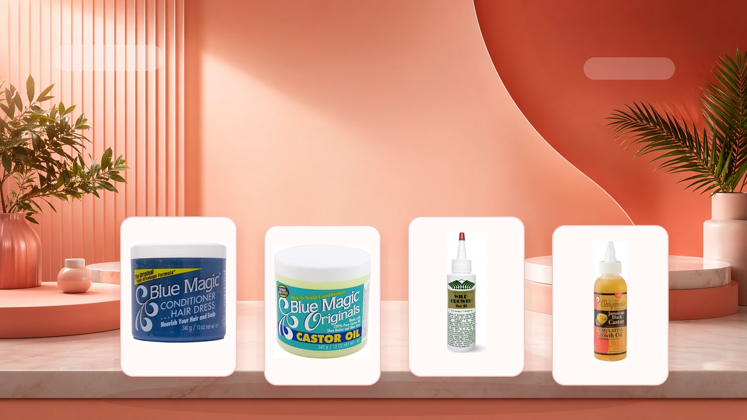 Growth Support Hair Products Routine: How to Build One Safely product guide with real TJ Beauty product images
