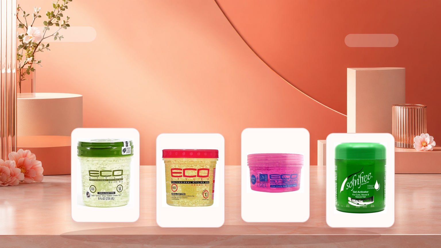 Hair Gel vs Mousse vs Cream: Which Styling Product Should You Use? product guide with real TJ Beauty product images