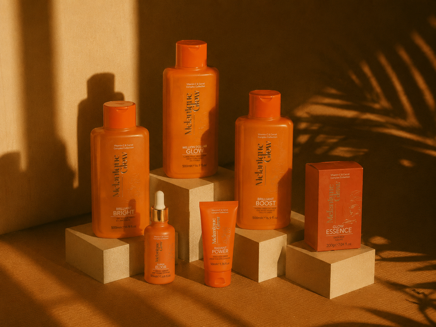 Melanique Glow Carrot oil and Vitamin C Collection