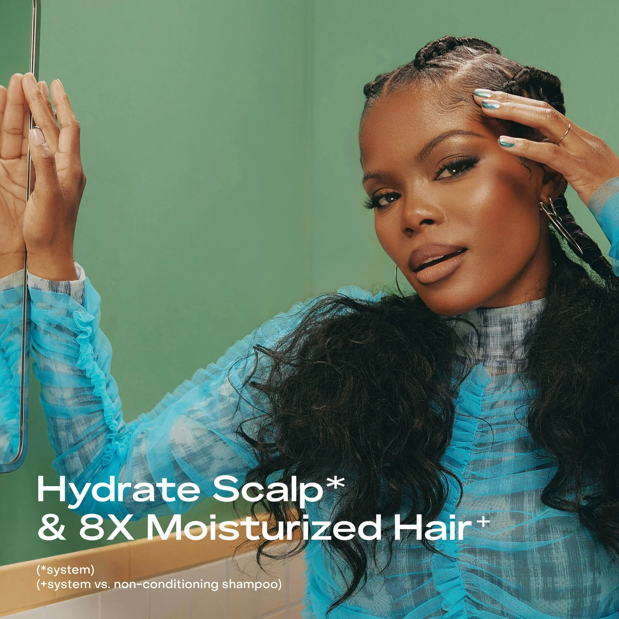 Après-shampooing hydratant pour le cuir chevelu au beurre d'aloès de Shea Moisture, 13 oz