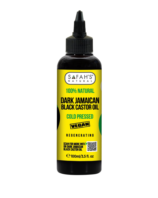 Safah's Natural Dark Jamaican Black Castor Oil 3.5 oz