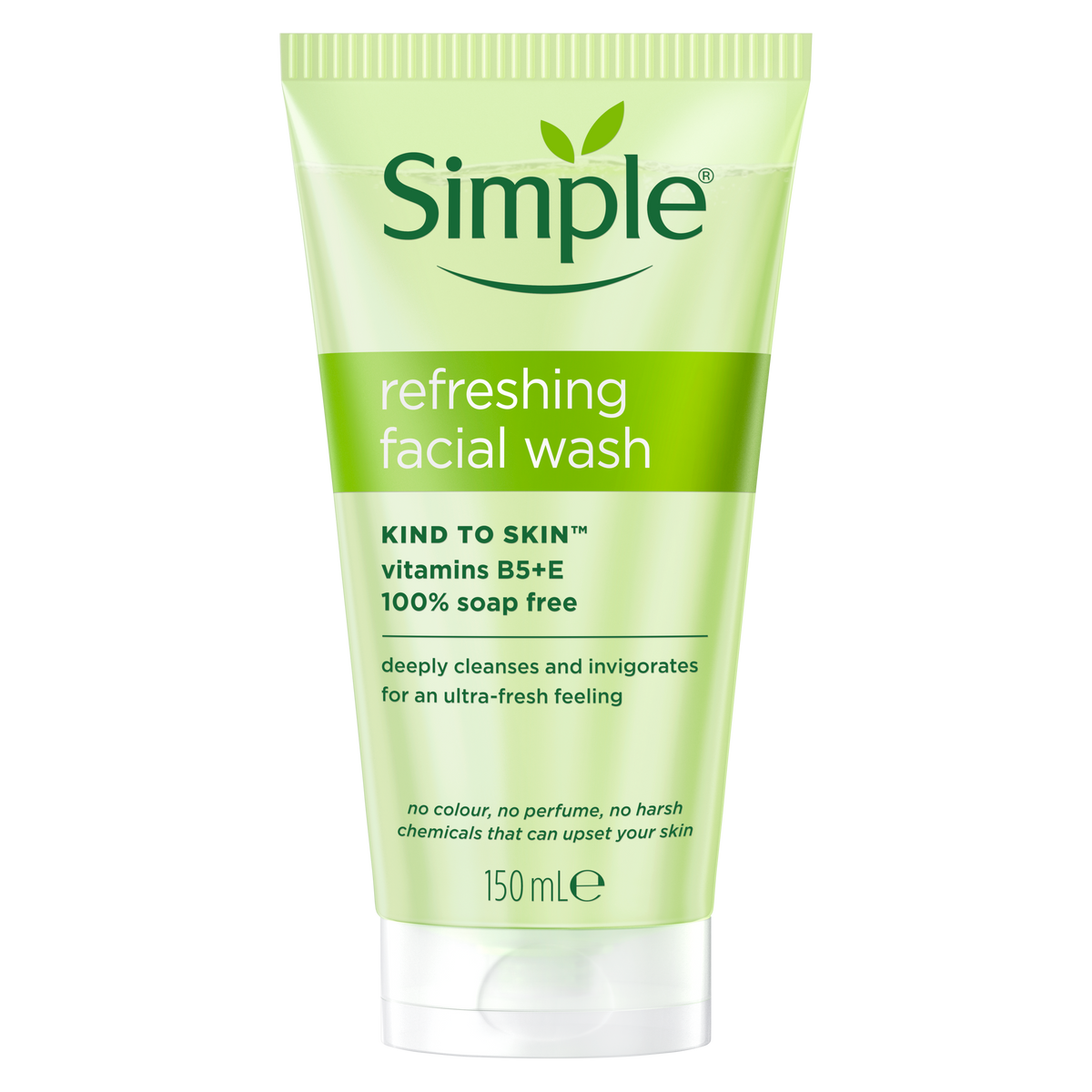 Simple Kind to Skin Refreshing Facial Gel Wash 150 ml tube