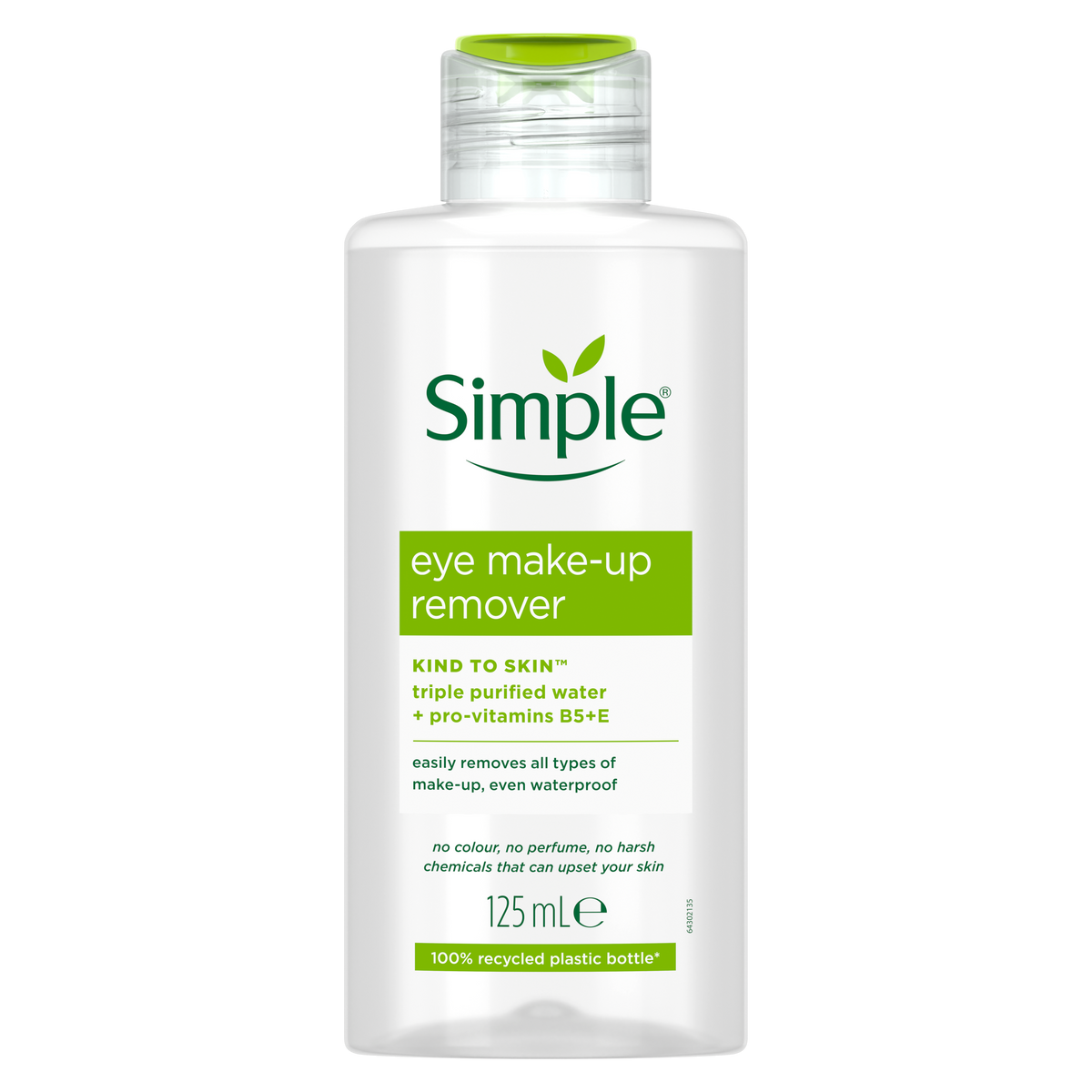 Simple Kind to Skin Eye Make-Up Remover 125 ml bottle