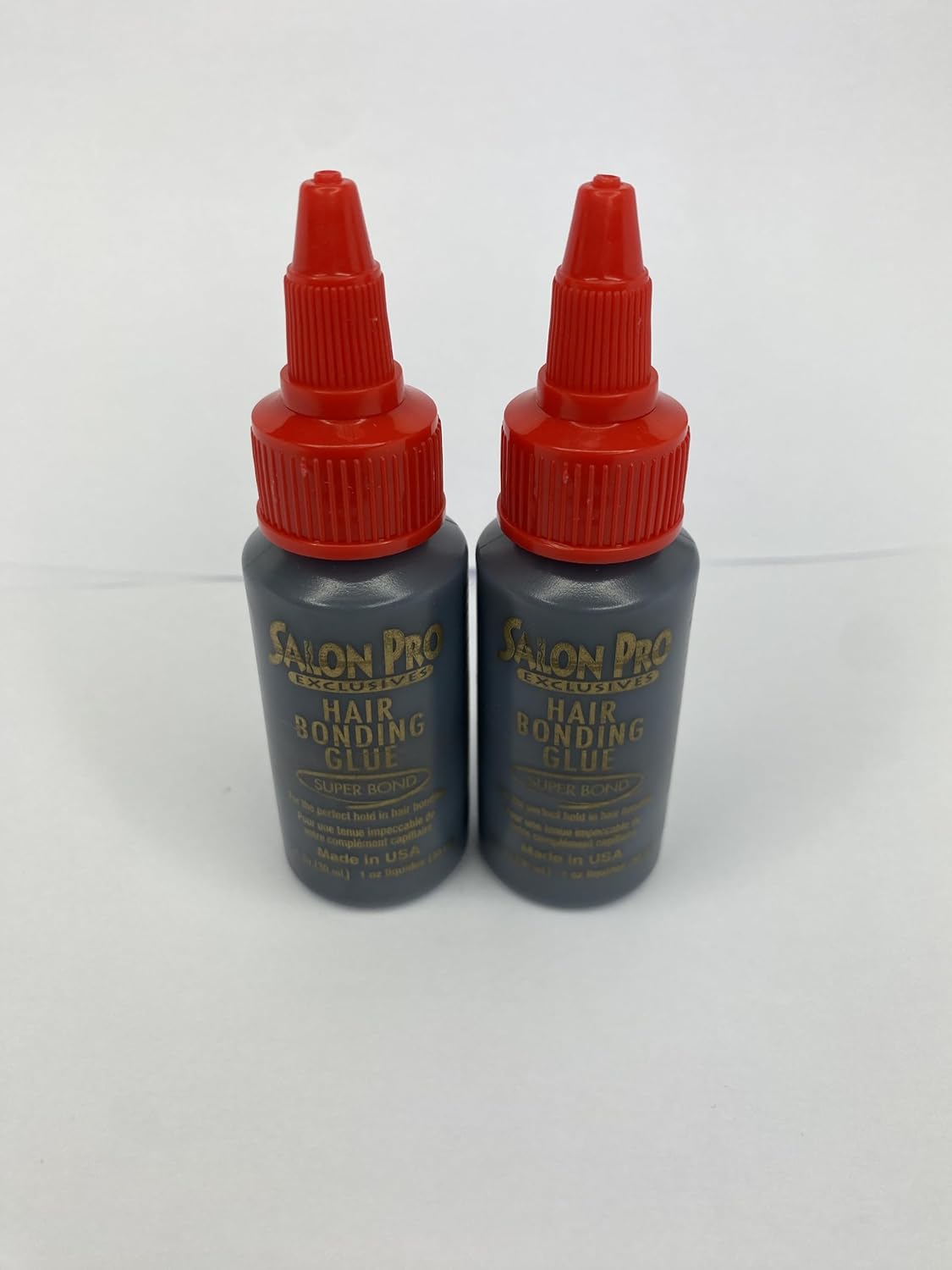 Salon Pro Hair Bonding Wig Glue - Super Bond Strong Hold - Pack of Two 30 ml Bottles for Weft Eyelash Quick Weave Glue