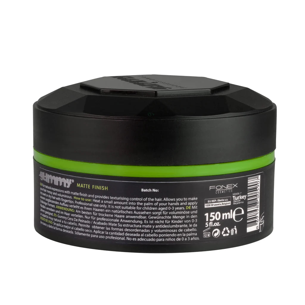 Gummy Styling Wax Matte Finish Matt & Volumen 150ml