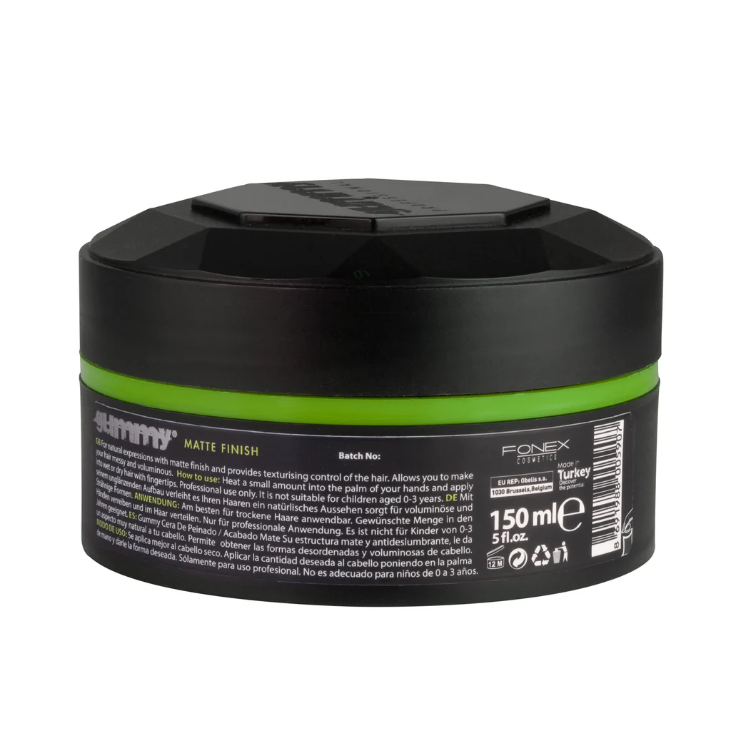 Gummy Styling Wax Matte Finish Matt & Volumen 150ml