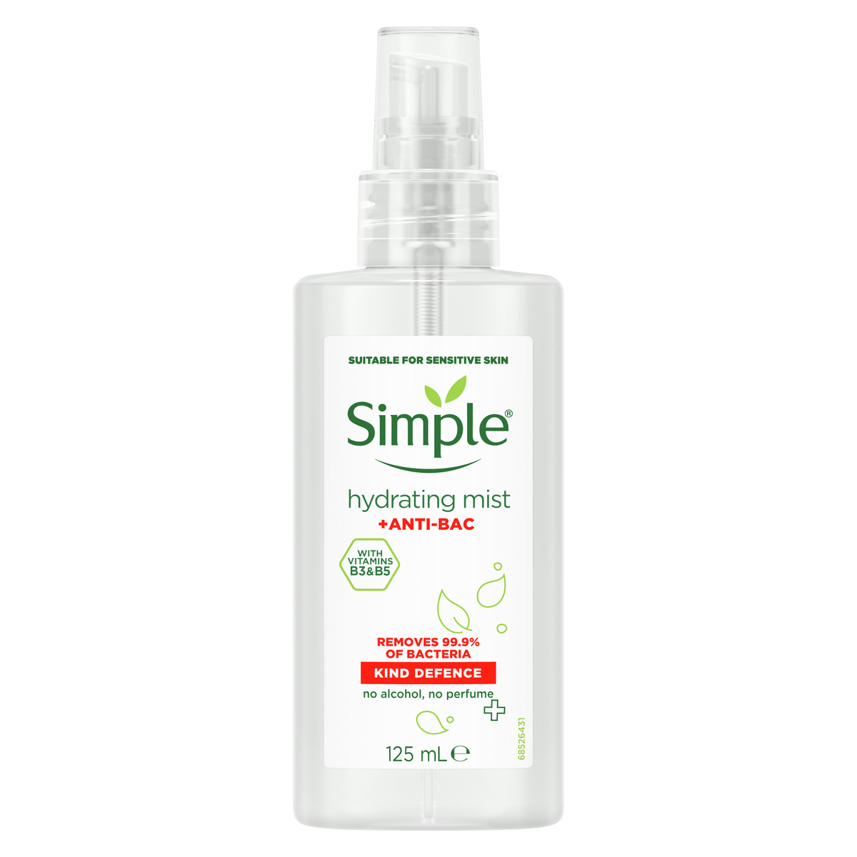 Simple Kind Defence Hydrating Mist Protection 125 ml spray bottle