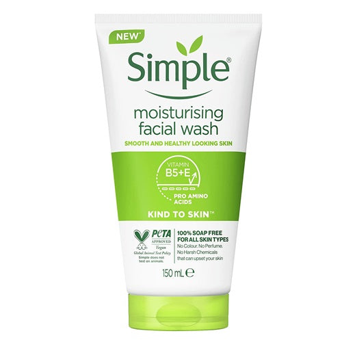 Simple Kind to Skin Moisturising Facial Wash 150 ml tube