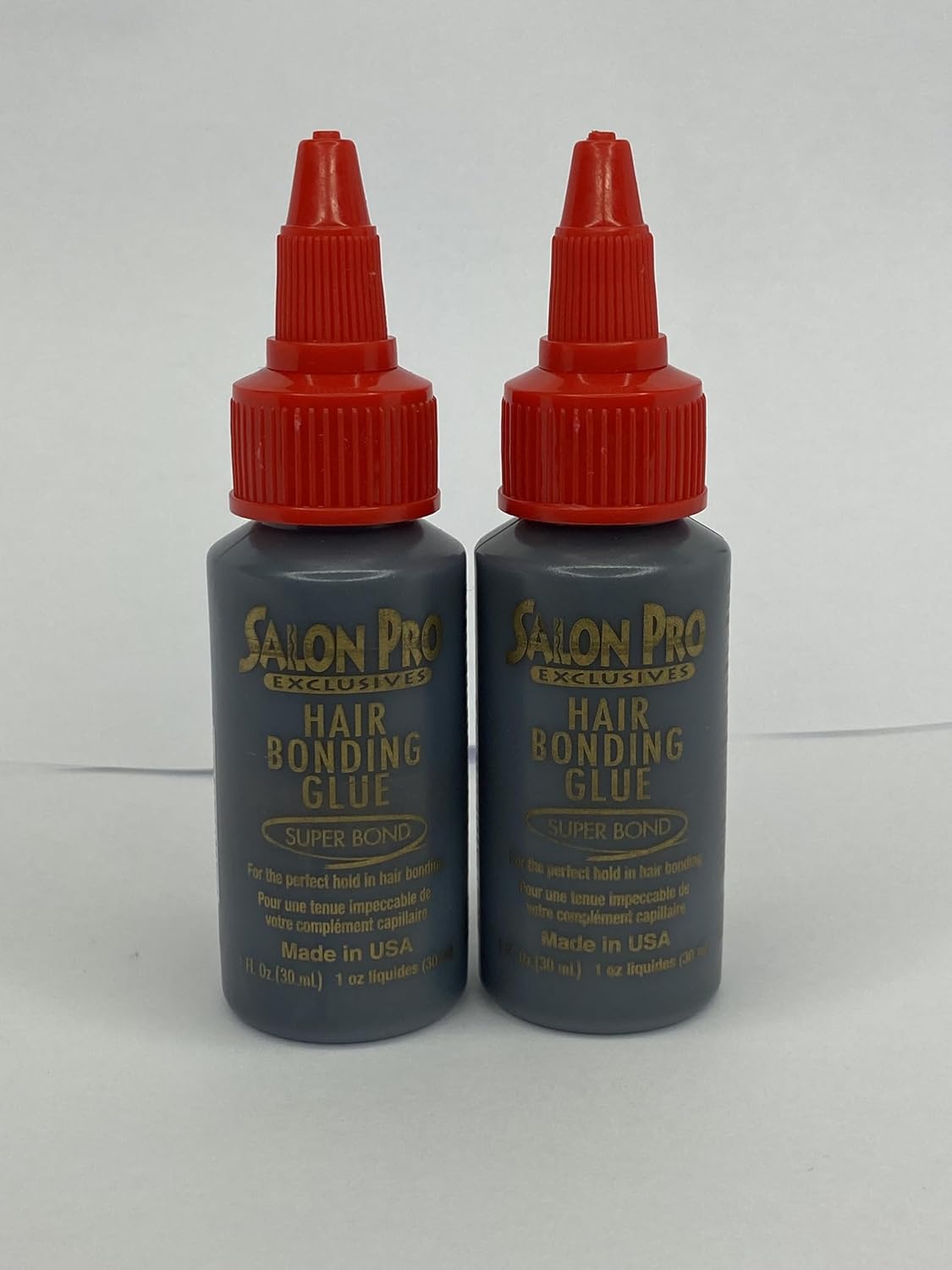 Salon Pro Hair Bonding Wig Glue - Super Bond Strong Hold - Pack of Two 30 ml Bottles for Weft Eyelash Quick Weave Glue
