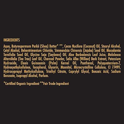 Shea Moisture African Black Soap Bamboo Charcoal Balancing Conditioner 13 oz