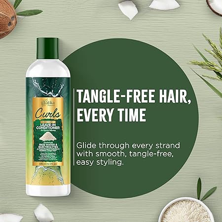 Vatika Naturals Curls Deep Treatment Conditioner Hydrates & Strengthens for Curly Hair 453g/15.98 oz - Unlock vibrant, health