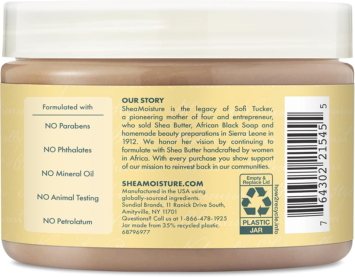 Shea Moisture Jamaican Black Castor Oil Strengthen & Restore Treatment Masque 12 oz