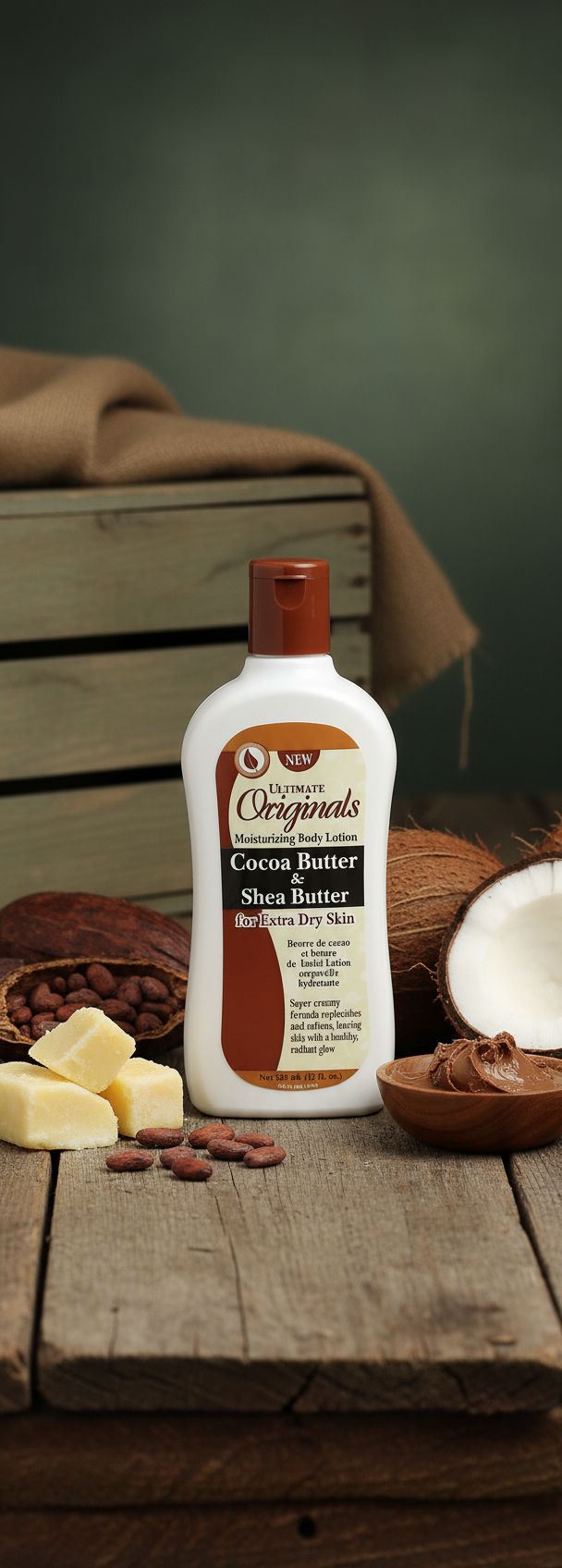 Africa'S Best Organincs Ultra Skin Lotion 12 Oz cocoa