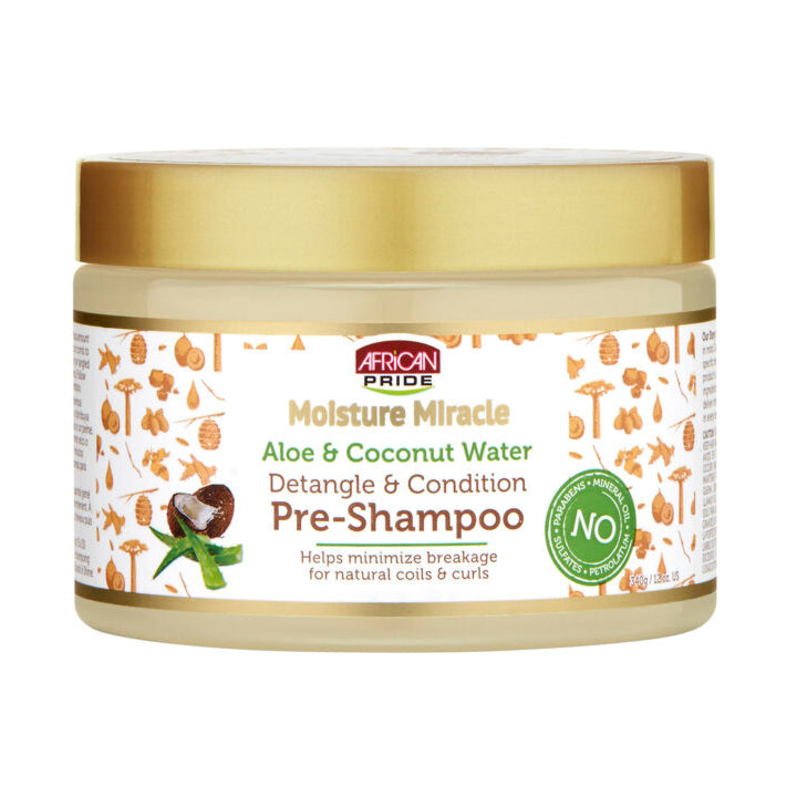 African Pride Moisture Miracle Pre-Shampoo 12 oz.
