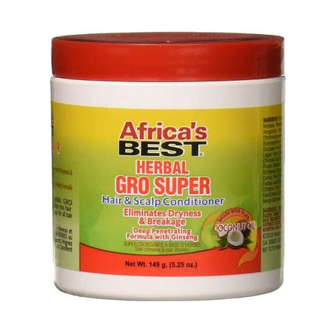 Crème Capillaire Africa's Best Super - 5.25 Oz (149g) - Base De Plantes - Neuf