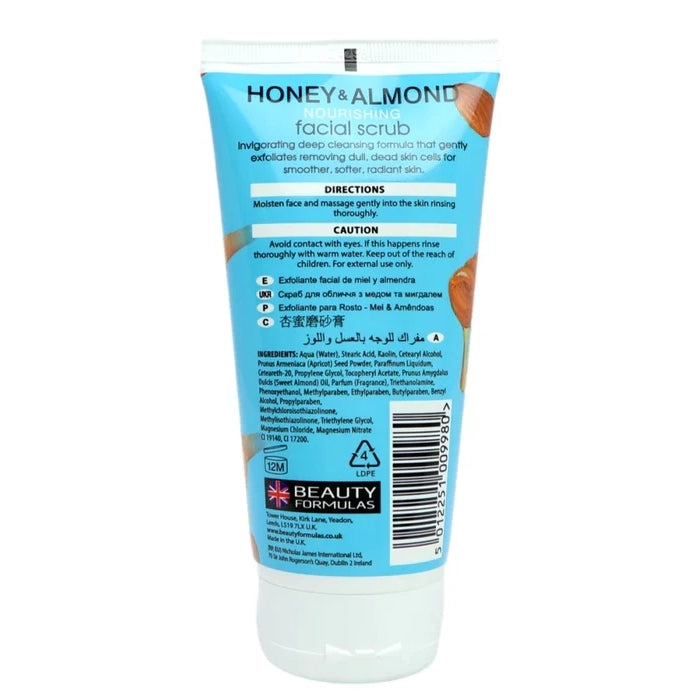 Beauty Formulas Honey and Almond Facial Scrub 150 ml