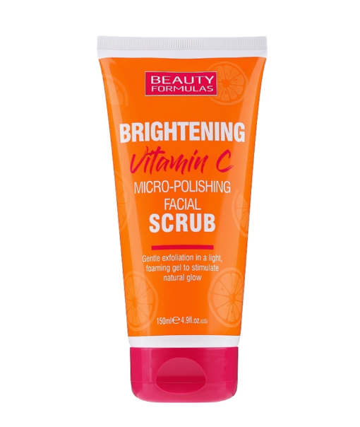 Beauty Formulas - Brightening Vitamin C Micro-Polishing Facial Scrub - 150ml