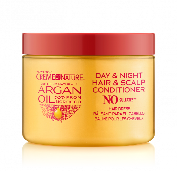 Creme of Nature Argan Oil Day & Night Hair & Scalp Conditioner 4.7 oz