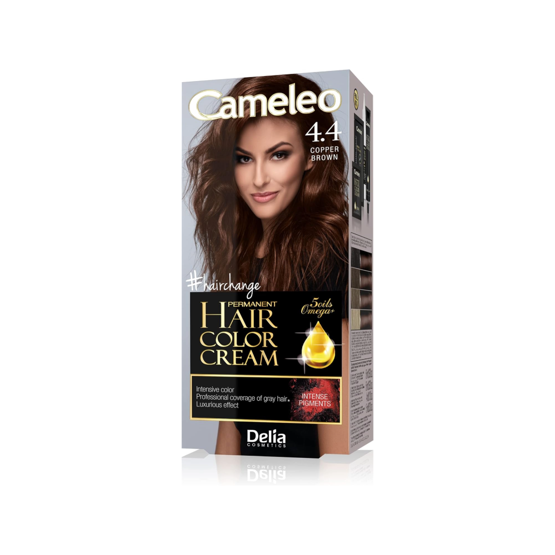 Delia Cameleo Hair Color Permanent Vibrant Colour & 100% Gray Coverage for All Hair Types