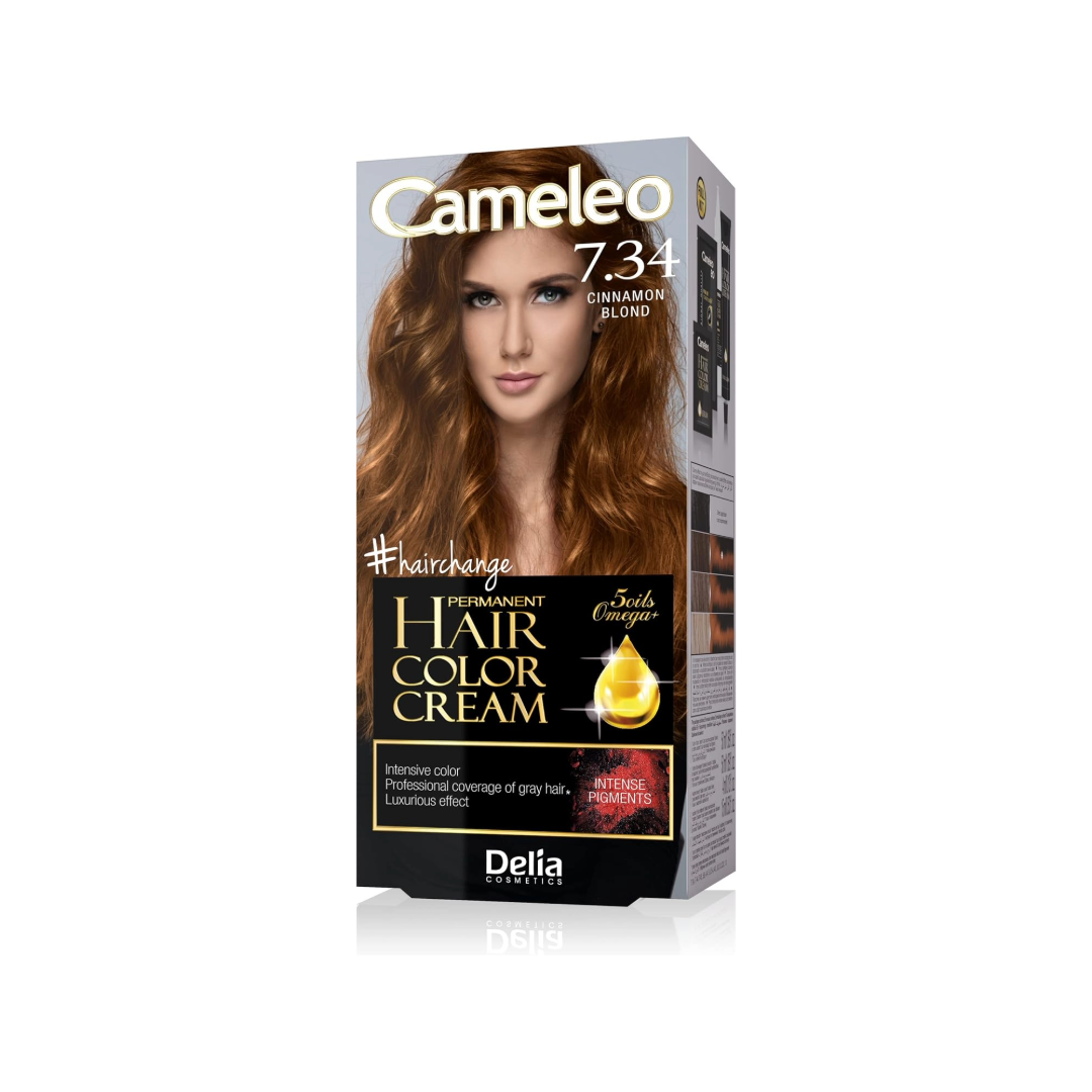 Delia Cameleo Hair Color Permanent Vibrant Colour & 100% Gray Coverage for All Hair Types