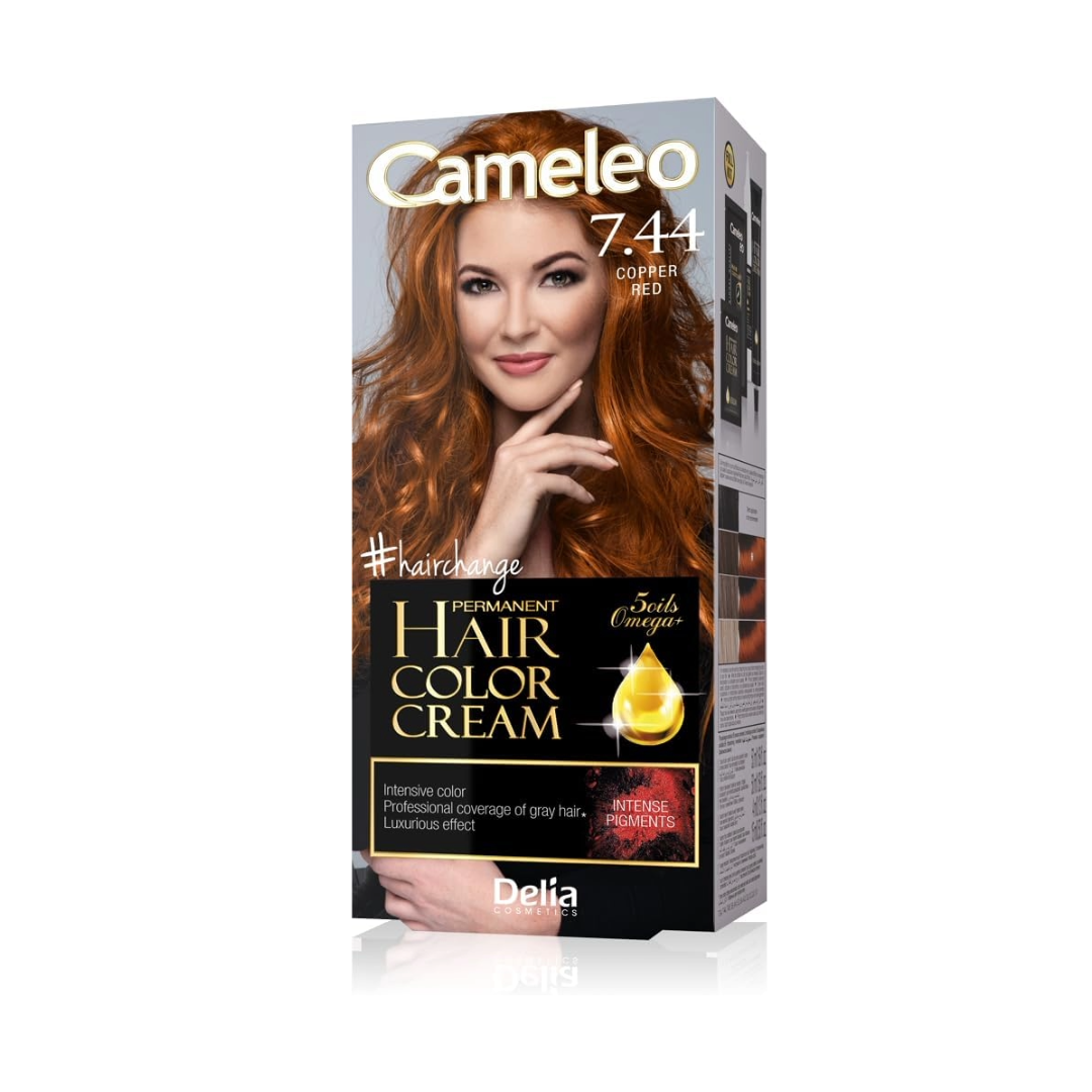 Delia Cameleo Hair Color Permanent Vibrant Colour & 100% Gray Coverage for All Hair Types