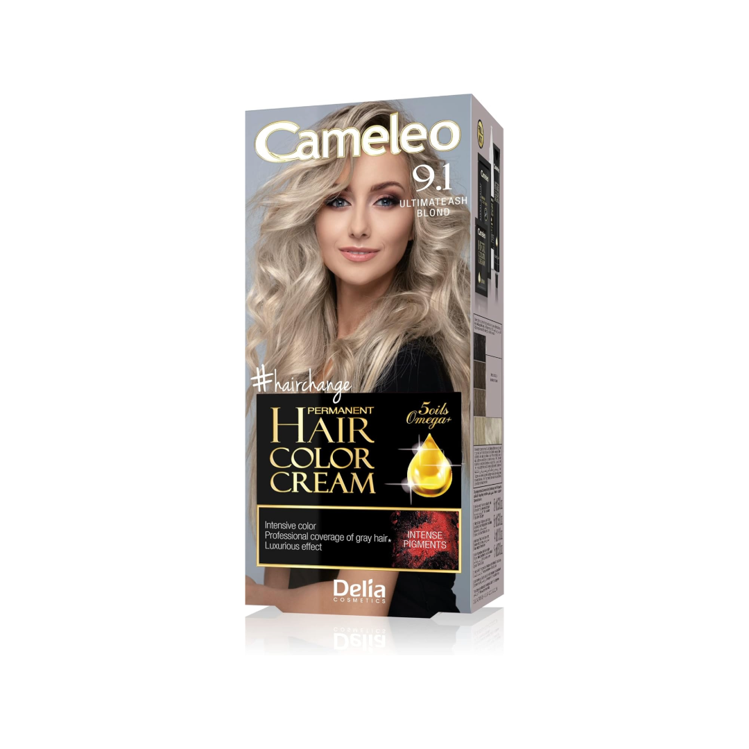 Delia Cameleo Hair Color Permanent Vibrant Colour & 100% Gray Coverage for All Hair Types
